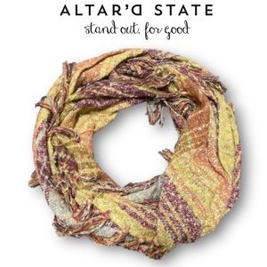 Altar’d State Spice Multi Triangle Fringe Scarf
